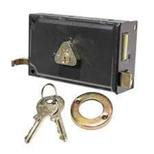 TURSAN TRAJLI ( TİRAJLI ) KİLİT KARE 14 cm SİLİNDİRLİ TRAJLI ( TİRAJLI ) KİLİT - DEMİR KAPI KİLİDİ - 301