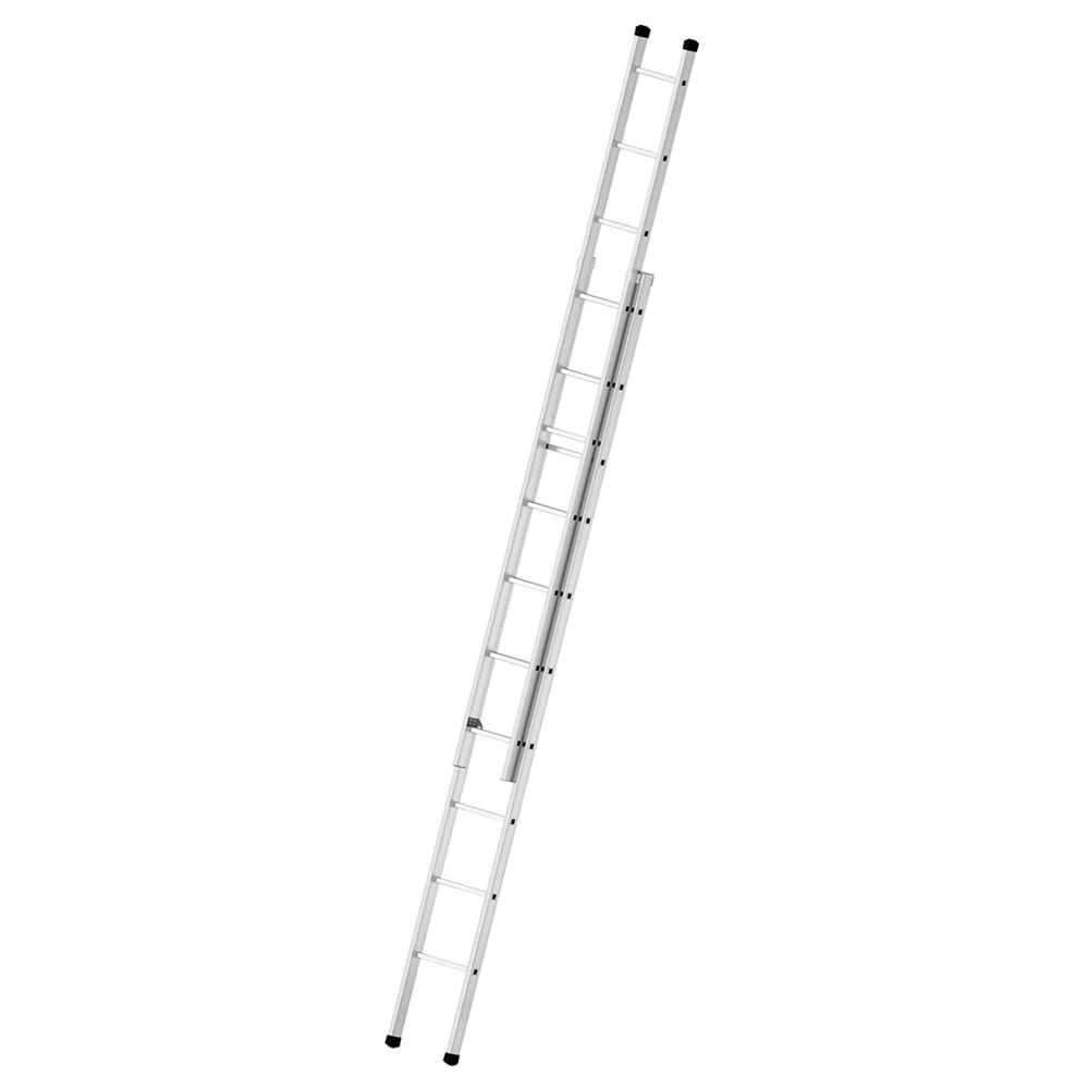 ÖZSAN İKİ PARÇALI ALÜMİNYUM PTT MERDİVENİ (2 x 3 : 6 METRE ) 65mm