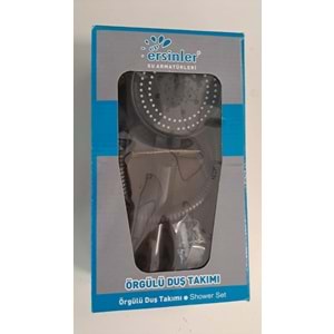 MAFSALLI SİYAH DUŞ SETİ (ÖRGÜLÜ HORTUM FONKSİYONLU EL DUŞU) - SİYAH