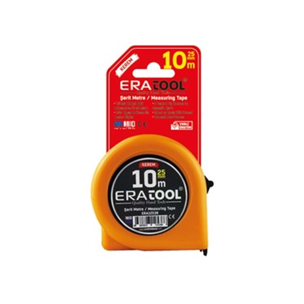 ERATOOL ŞERİT METRE 10mtX25mm