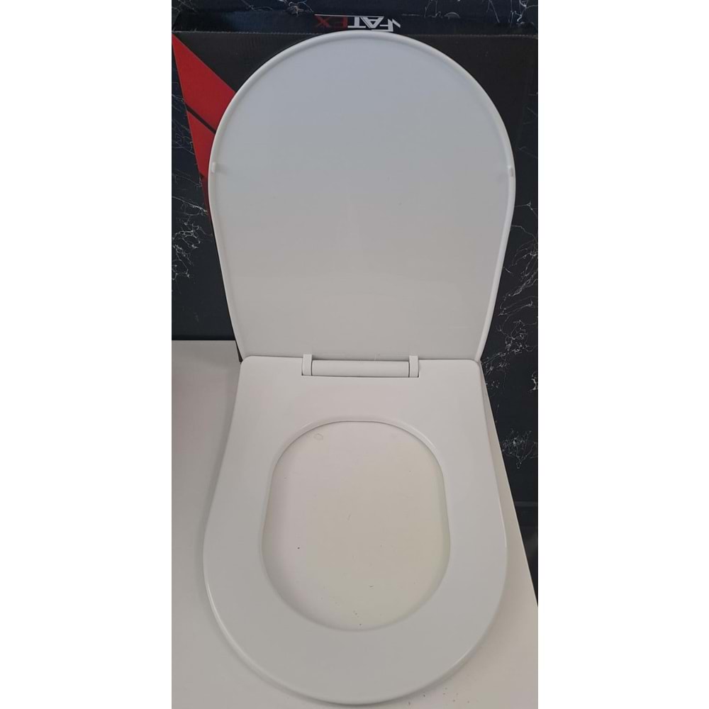 FATEX SEDEF SOFT ( 36 x 45 cm ) YAVAŞ KAPANAN PLASTİK KLOZET KAPAĞI