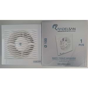 RADELSAN HAVALANDIRMA FANI / BANYO VE TUVALET ASPİRATÖRÜ 100 LÜK