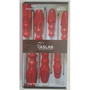 ASLAN 7 Lİ TORNAVİDA SETİ 7 PARÇA