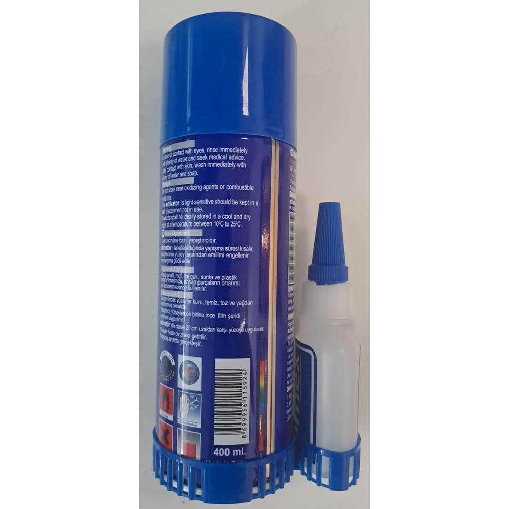 OMEX FİX HIZLI YAPIŞTIRICI 400 ml ( MAVİ KUTU )