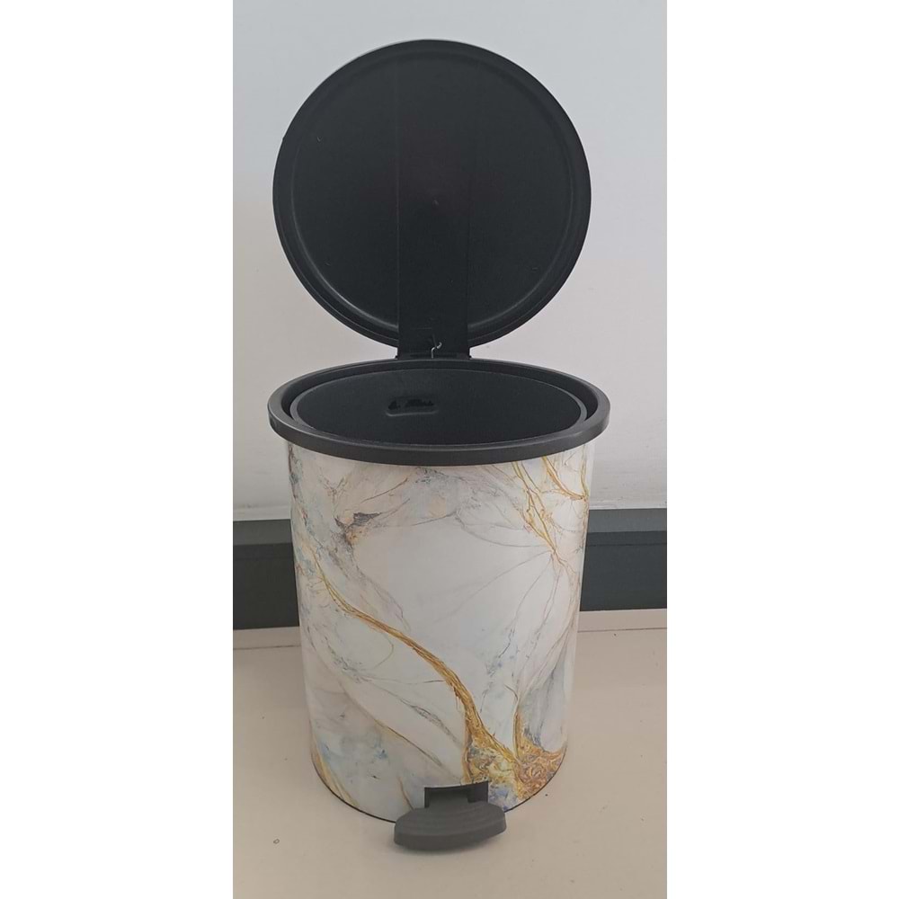 ERDEM PEDALLI ÇÖP KOVASI DESENLİ 4 NO 039 19 LT