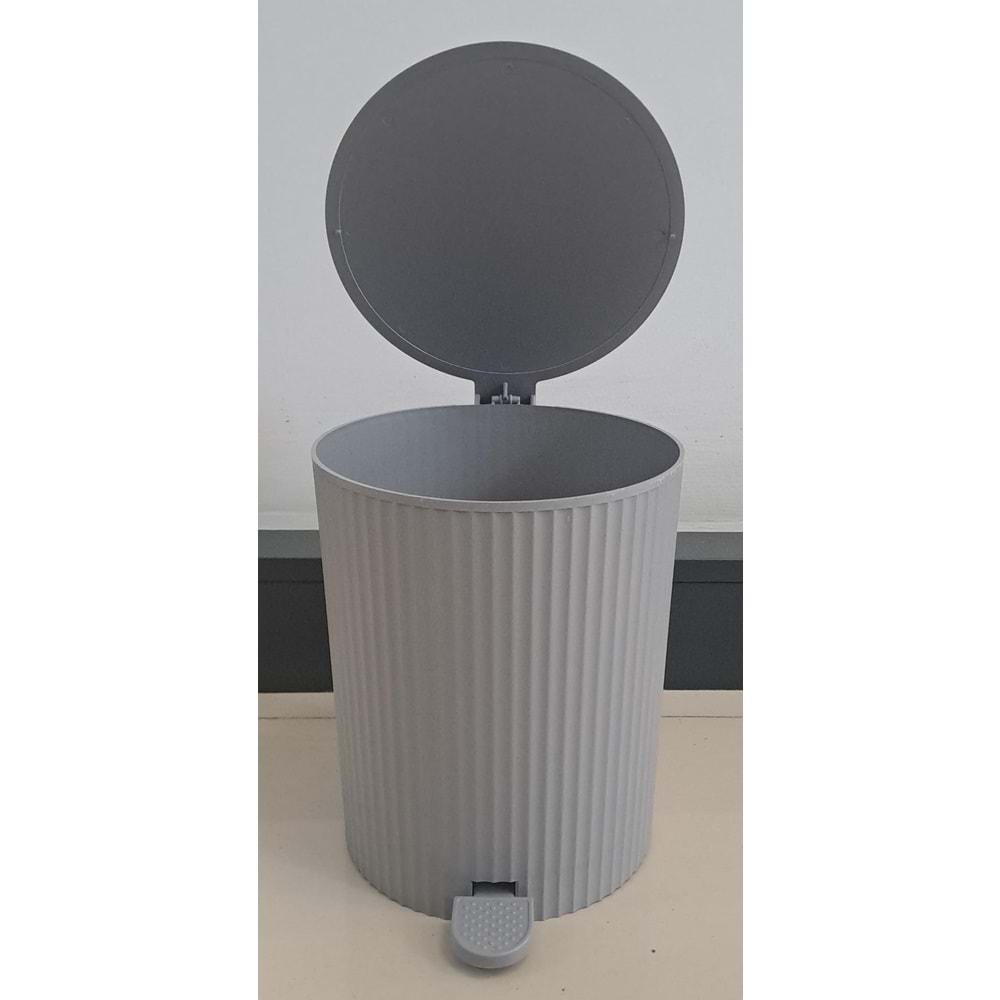 ÖZHAVAN ESTE PEDALLI ÇÖP KOVASI 8 LT GRİ ( KOD : 140 )