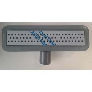 DUŞ KANALI ETEKLİ 30cm X Ø50 DÖNERLİ - EKO