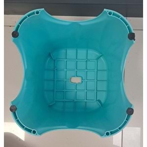 GÖKMEN PLASTİK BANYO TABURESİ DESENLİ 29 cm ( 1 ADET FİYATIDIR )