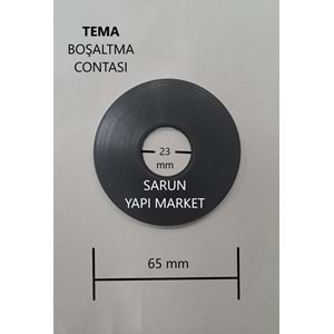 TEMA - DÜZ GÖMME REZERVUAR İÇ TAKIM CONTASI (DIŞ ÇAP 65mm / İÇ ÇAP 23mm )