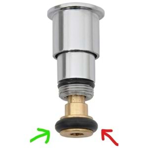 M14- ( DIŞ ÇAP 14 mm - İÇ ÇAPI 8 mm ) AÇ / KAPA MİX BANYO BATARYA KUMANDA & YÖNLENDİRİCİ CONTASI ( 1 ADET FİYATIDIR )