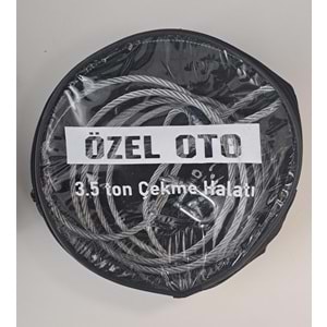 ÖZEL OTO 3,5 TON ÇEKME HALATI ÇELİK ( UZUNLUK 2,90 - 2,95 METRE ARASINDADIR )