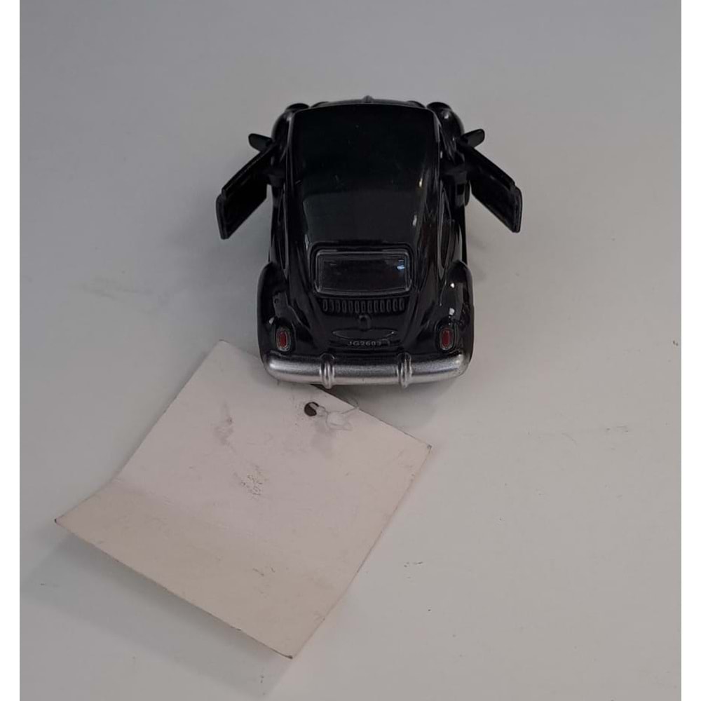 OSMAN KIZILKAYA - METAL ÇEKBIRAK WOLKSVAGEN ARABA SİYAH ( 4 CM x 7,5 CM )