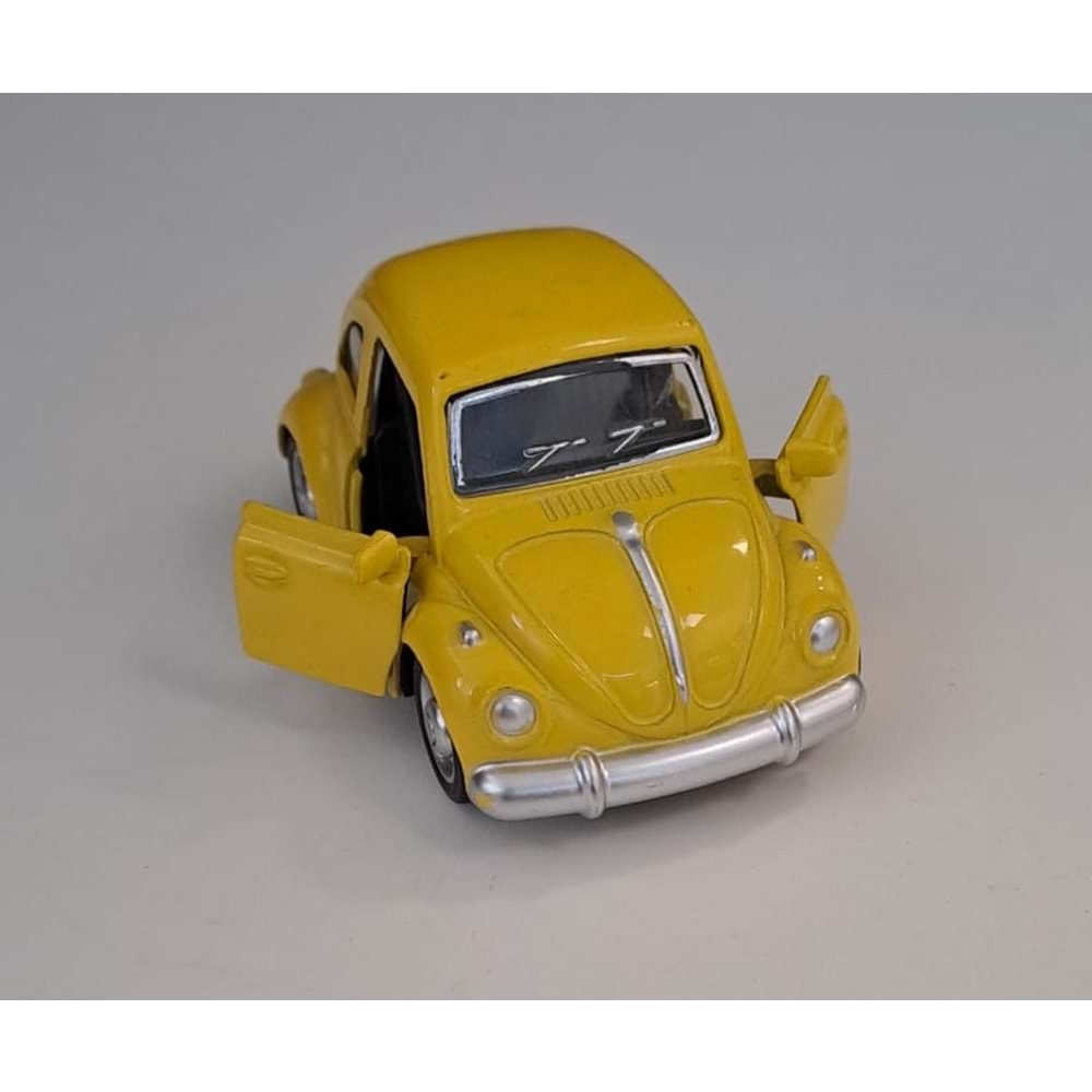 OSMAN KIZILKAYA - METAL ÇEKBIRAK WOLKSVAGEN ARABA SARI ( 4 CM x 7,5 CM )