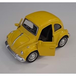 OSMAN KIZILKAYA - METAL ÇEKBIRAK WOLKSVAGEN ARABA SARI ( 4 CM x 7,5 CM )