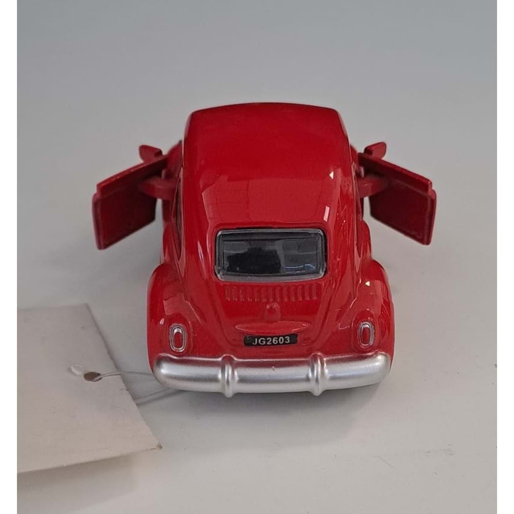 OSMAN KIZILKAYA - METAL ÇEKBIRAK WOLKSVAGEN ARABA KIRMIZI ( 4 CM x 7,5 CM )