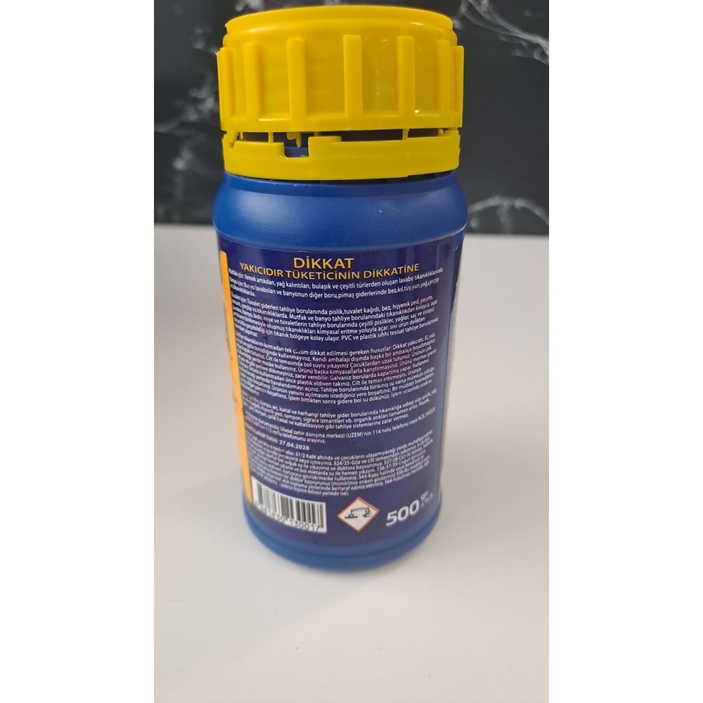 WIEDER DÖK AÇ LAVABO GİDER AÇICI 500 gr