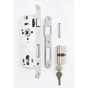ÖZCANLAR KİLİT RS40 SİLİNDİRLİ DAİRE KİLİDİ - GÖMME KİLİT - 40 mm - DAİRE GİRİŞ KAPI KİLİDİ