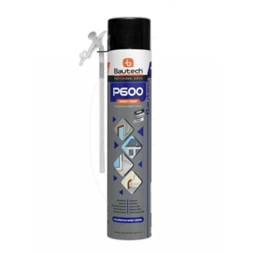 BAUTECH P600 POLİÜRETAN KÖPÜK 600gr