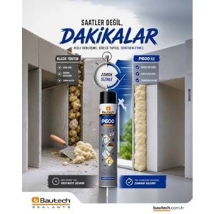 BAUTECH P600 POLİÜRETAN KÖPÜK 600gr