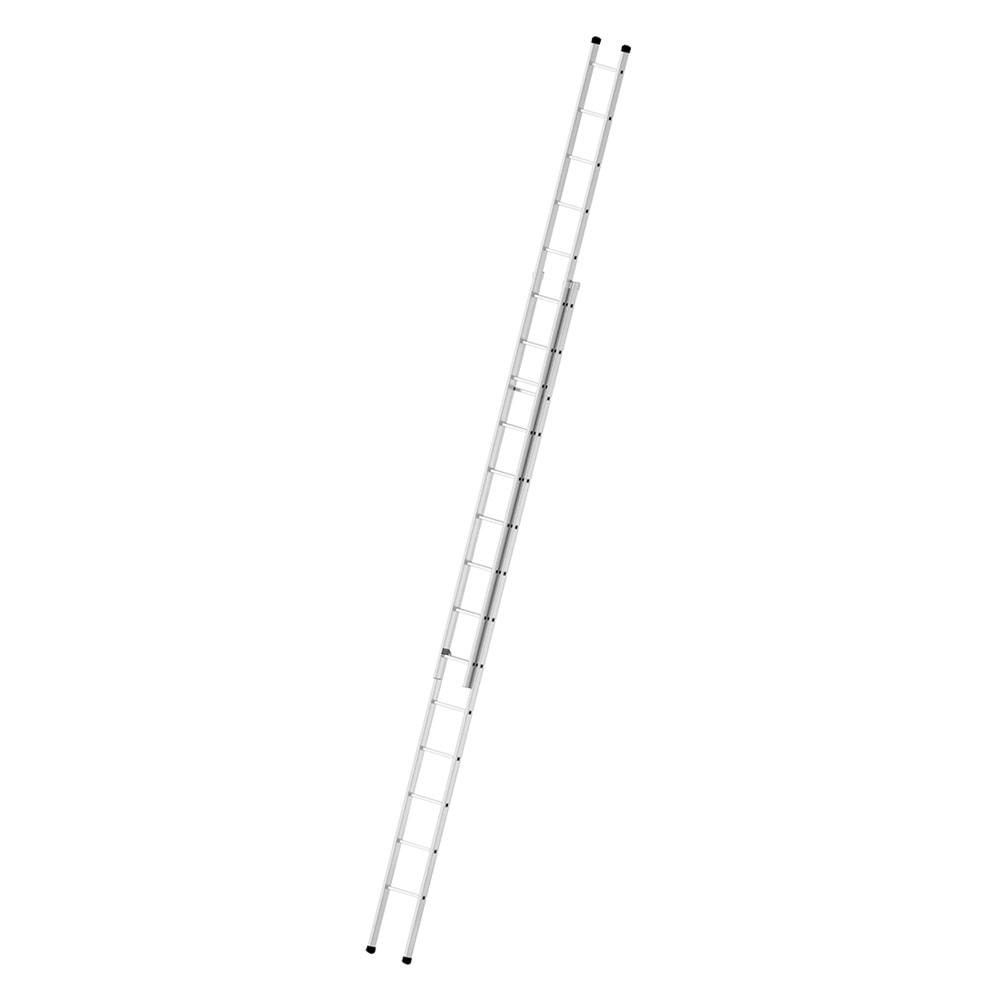 ÖZSAN İKİ PARÇALI ALÜMİNYUM PTT MERDİVENİ (2 x 4 : 8 METRE ) 80mm KALIN