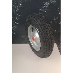 YAPAR EL ARABASI TEKERİ - ŞİŞME TEKER 3.50-7 - PLASTİK BURÇ ( YAPARLAR )