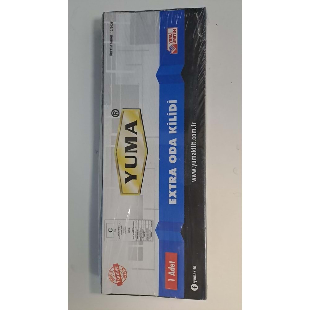 YUMA GÖMME EXTRA ODA KAPI KİLİDİ - 40 mm - OVAL AYNA