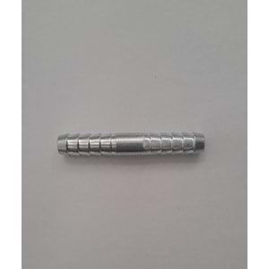 HAVA HORTUMU EKİ DÜZ - METAL PARLAK - ( 8 mm )