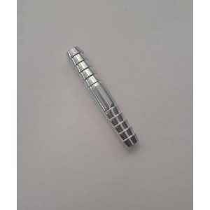 HAVA HORTUMU EKİ DÜZ - METAL PARLAK - ( 8 mm )