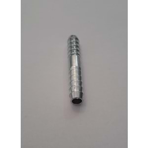 HAVA HORTUMU EKİ DÜZ - METAL PARLAK - ( 8 mm )
