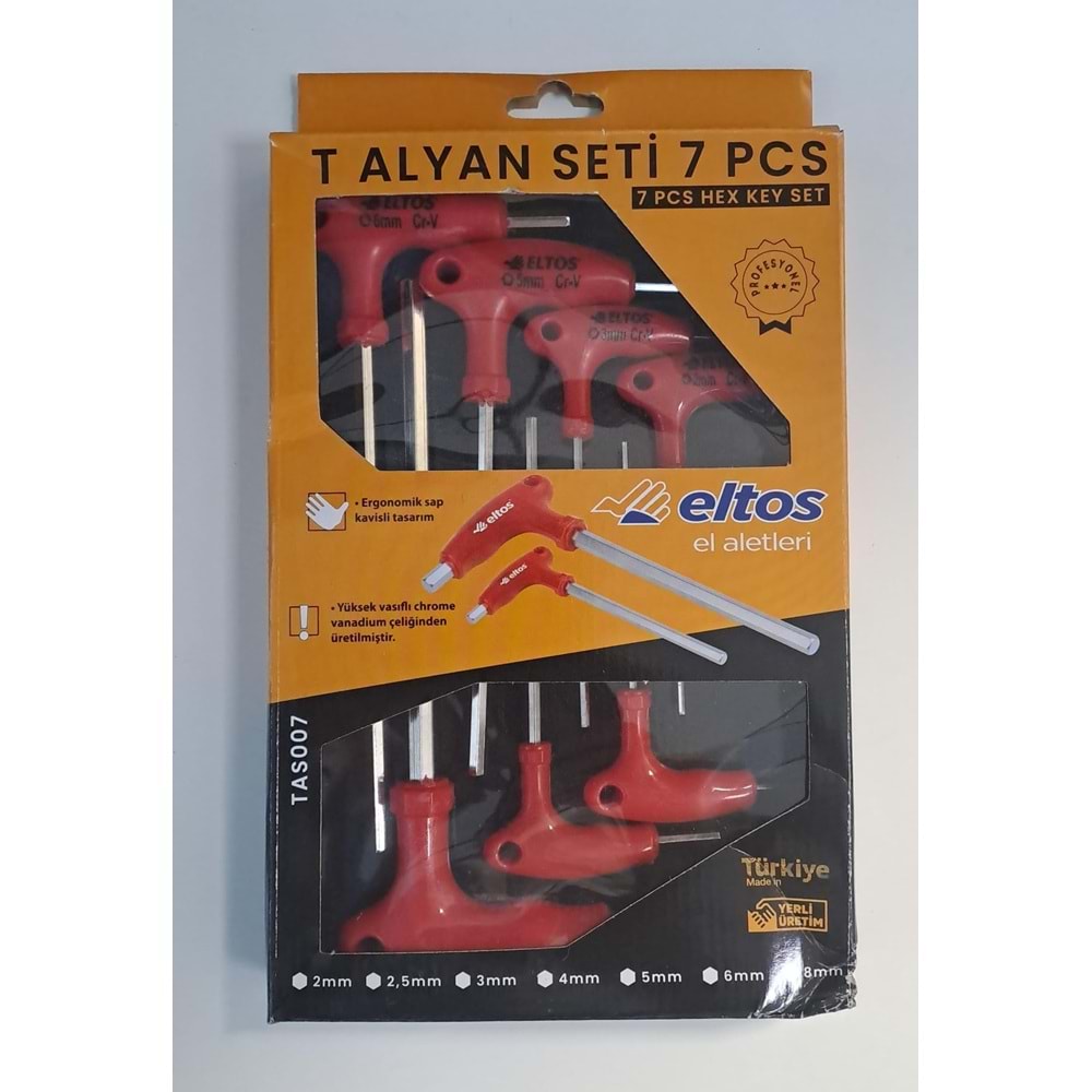 ELTOS T ALYAN SETİ - ALYAN TAKIMI - 7 PARÇA