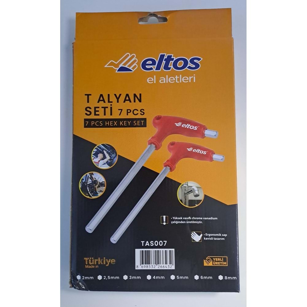 ELTOS T ALYAN SETİ - ALYAN TAKIMI - 7 PARÇA