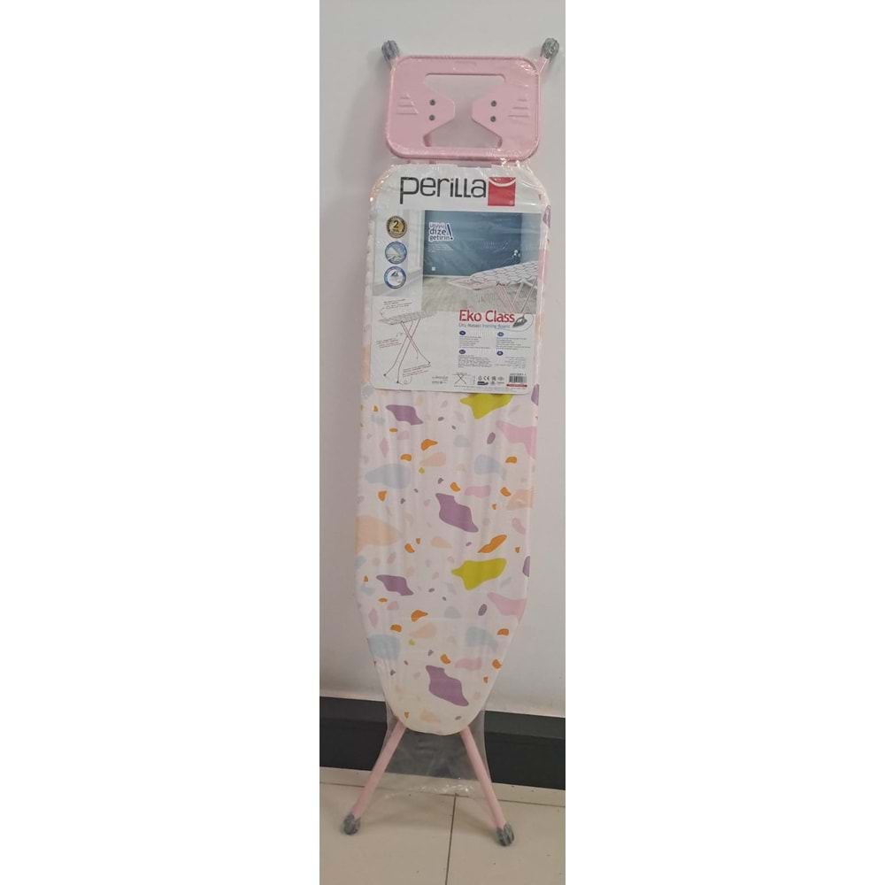PERİLLA ÜTÜ MASASI EKO CLASS SOFT PEMBE FİŞSİZ ( UAS-15001-01 )