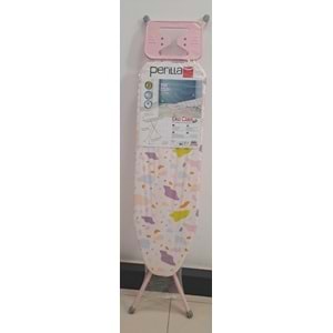 PERİLLA ÜTÜ MASASI EKO CLASS SOFT PEMBE FİŞSİZ ( UAS-15001-01 )