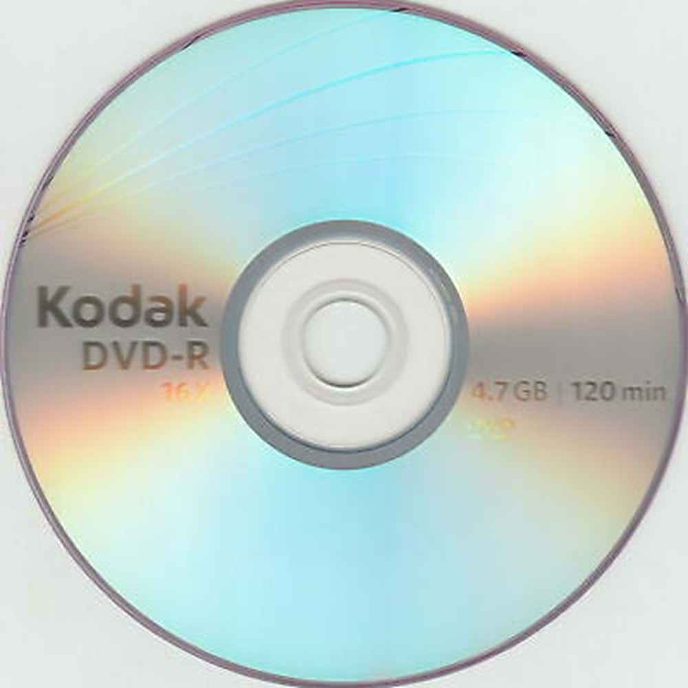 KODAK DVD+R 16x 4,7gb-120min ( 1 ADET FİYATIDIR )